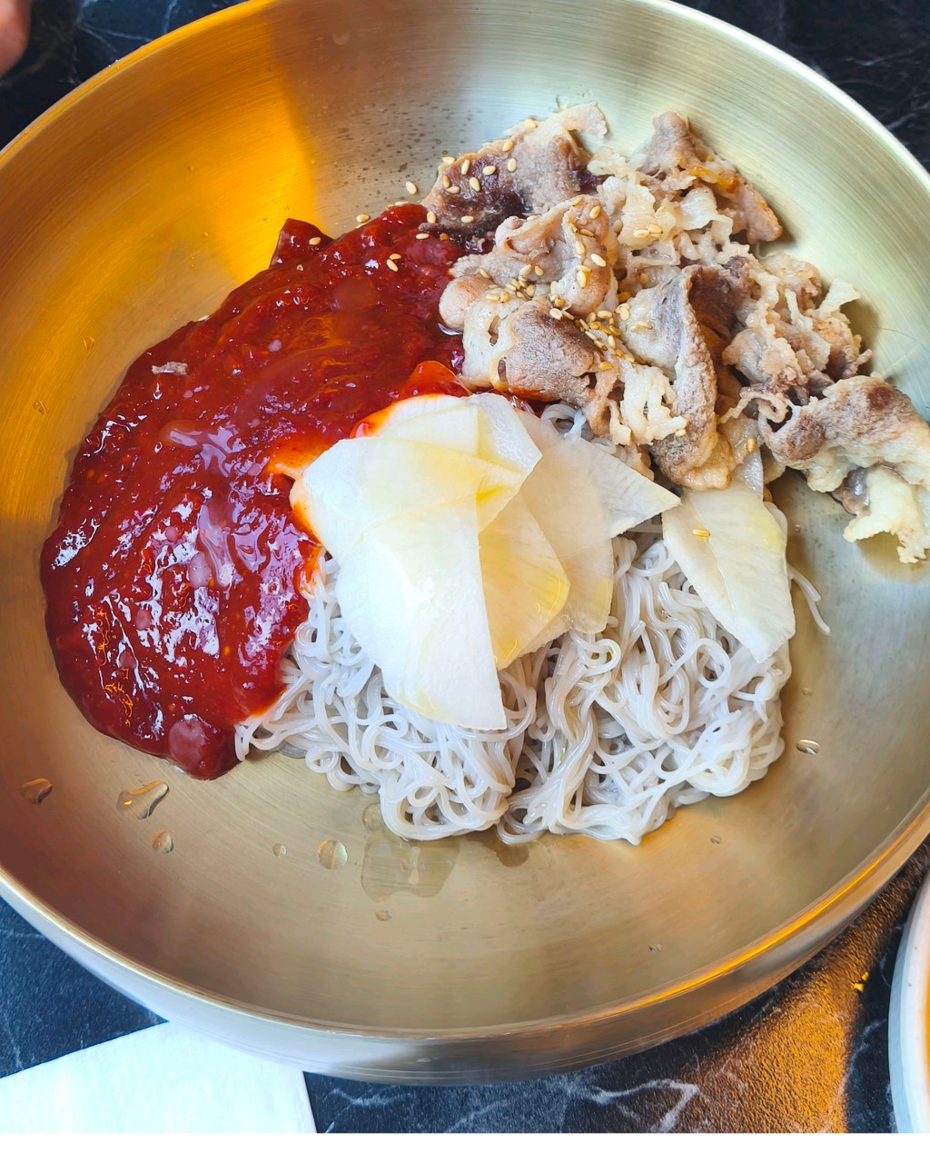 냉면 사리